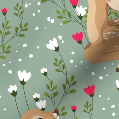 Baby deer pattern