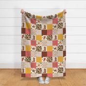 Retro Vintage Cowboy Western Patchwork