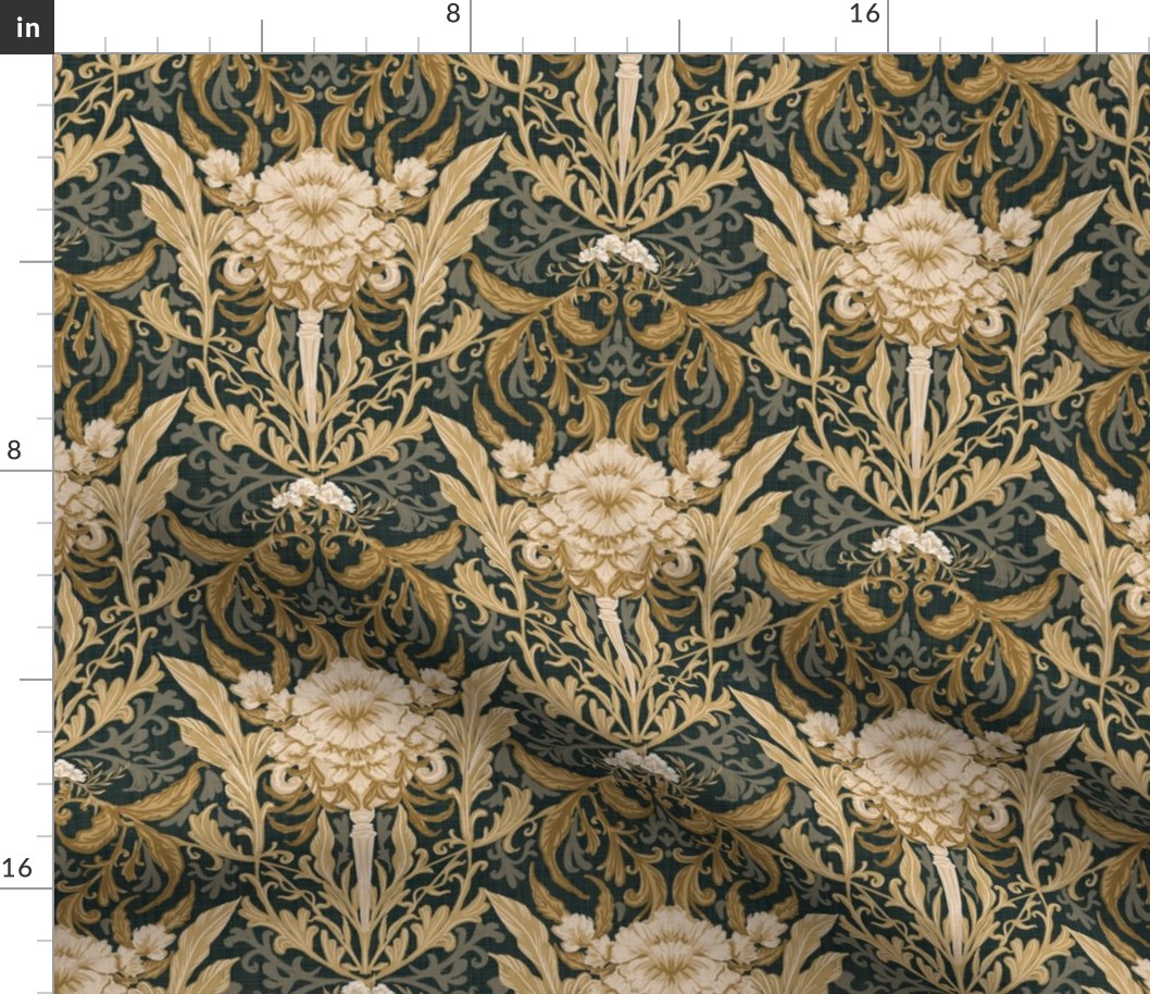 Victorian Damask - Medium Scale