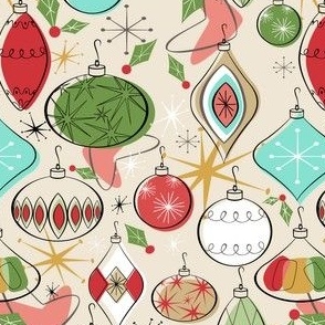 40 Preppy Christmas Seamless Patterns, Colorful Christmas Patterns