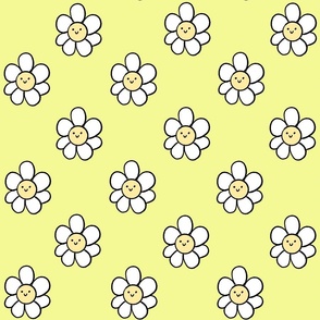 Happy Daisy repeating floral pattern