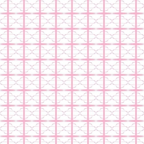 Pink and White Geometric
