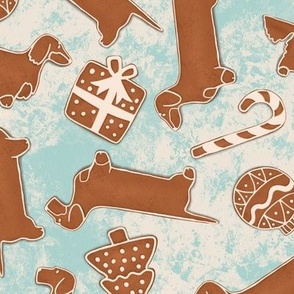 Gingerbread Dachshunds (Large)