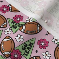 Girly Football Bright 