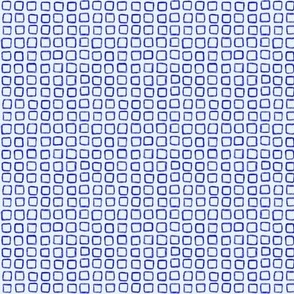 Blue on blue sketch outline grid
