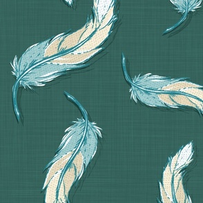 Light as a Feather Dark Green - XL