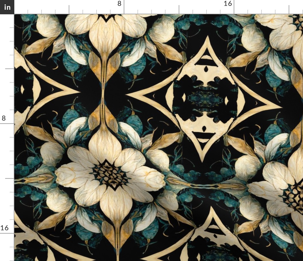 Victorian Floral Seamless Pattern