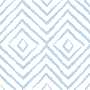 Tribal Sounds - Nantucket Blue on White