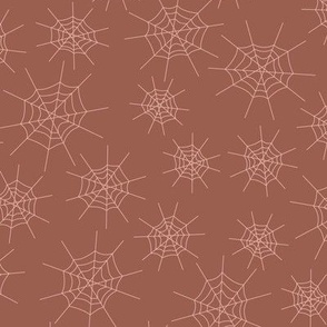 Large Scale Warm taupe and Palest Creamy Yellow Spider Webs - for Halloween home decor_ kids apparel_ adult apparel_ cute baby onesies_ festive costumes and crafts_ patchwork_ quilting