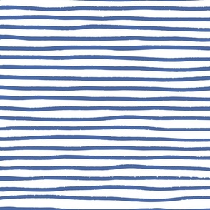 Blue Abstract Narrow Stripe Pattern 26 Inch Repeat