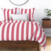 Large Nantucket Red and White Cabana Tent Stripes