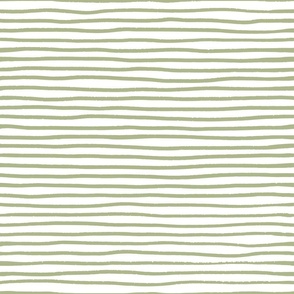 Green Abstract Narrow Stripe Pattern 18 Inch Repeat