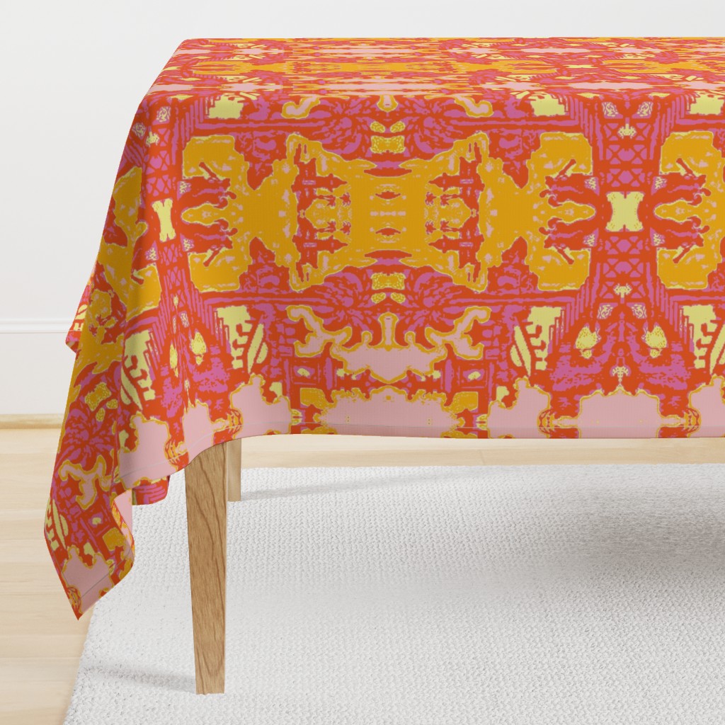 Escher pagoda trendy tangerine