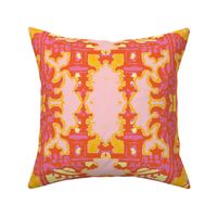 Escher pagoda trendy tangerine