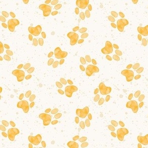 Fancy Paws in Yellow- Large