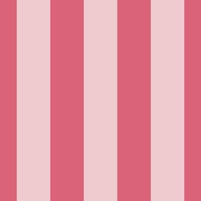 Large 3 inch Faded Nantucket Red Cabana Tent Stripes