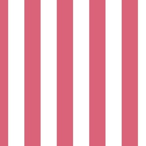 2 inch Nantucket Red and White Cabana Tent Stripes