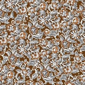 Batik Style Flowers