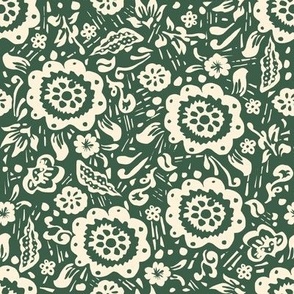 Folk Flower Pattern