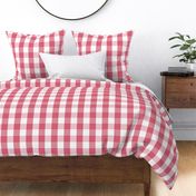 2 inch Nantucket Red Gingham Check Plaid Pattern 