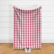 2 inch Nantucket Red Gingham Check Plaid Pattern 