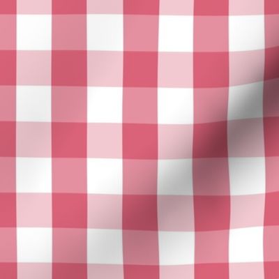 1 inch Nantucket Red Gingham Check Plaid Pattern 