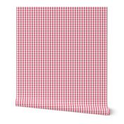 1/2 inch Nantucket Red Gingham Check Plaid Pattern 