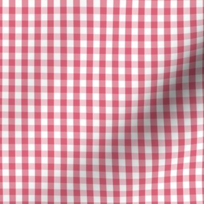 1/4 inch Nantucket Red Gingham Check Plaid Pattern 