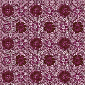 6" LAKA Purple/White Floral - MICRO