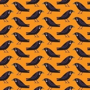 murder of crows - orange