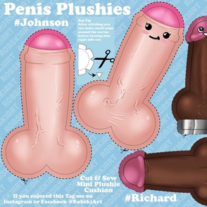 Penis Plushies - Johnson and Richard 