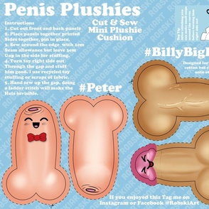 Penis Plushies - Peter and Billy Big Balls