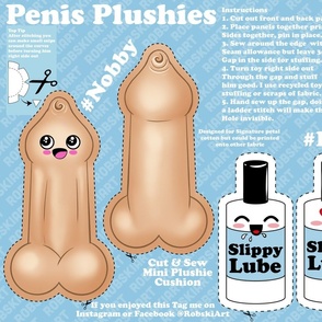 Penis Plushies - Nobby and Slippy