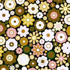 Field with Flowers - 60's Vibes / Large