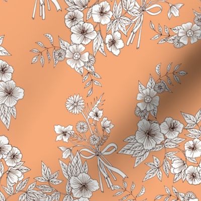 Orange Floral