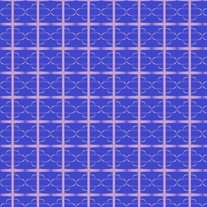 Lilac and Blue Geometric