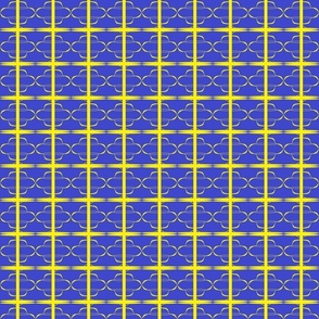 Yellow and Blue Geometric