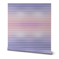 Dreamy Ombre Watercolor Cloud Stripes Pink Purple