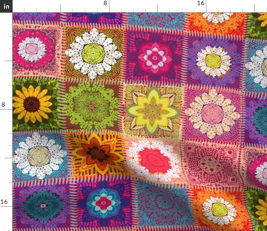 Not Too Shabby Granny Square Crochet