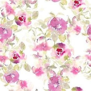 Watercolor floral | Persephone Rose Collection