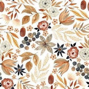 Autumn Watercolor Pattern