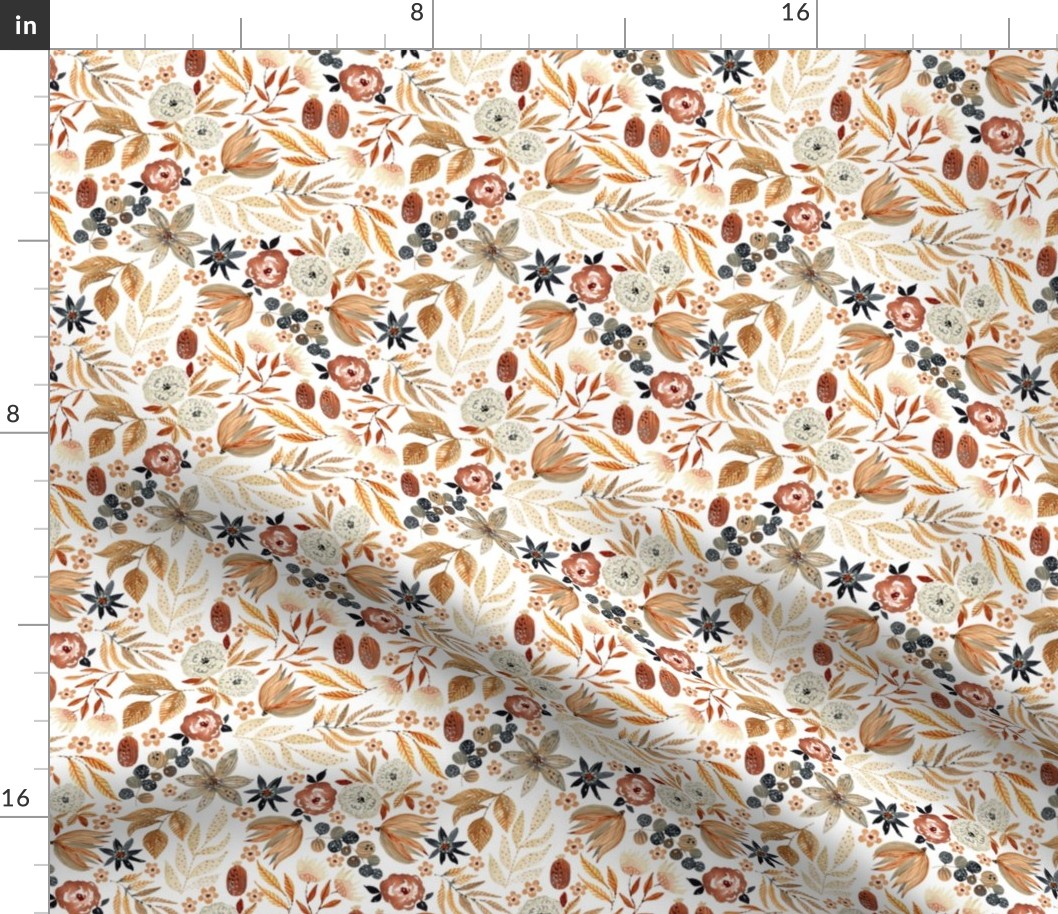 Autumn Watercolor Pattern