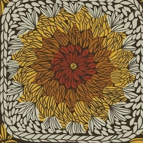 Retro Sunflowers Crochet