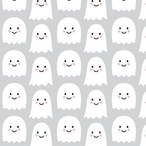 cute ghosts on light grey