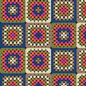 Colorful Granny Squares