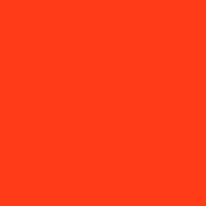 FF3B18 Red Tomato-  Happy Red - Orange Red solid