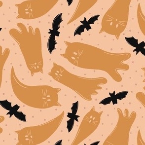 Boo Cats and Bats | Orange