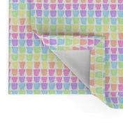 Granny Stripe Pastel Rainbow Watercolor (large)