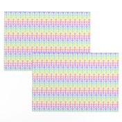 Granny Stripe Pastel Rainbow Watercolor (large)