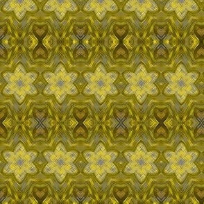 golden yellow hexagon bloom